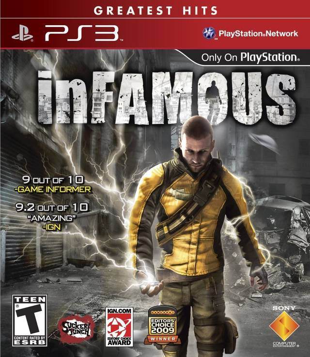 Infamous (Greatest Hits) (Playstation 3) - Game Manual Only