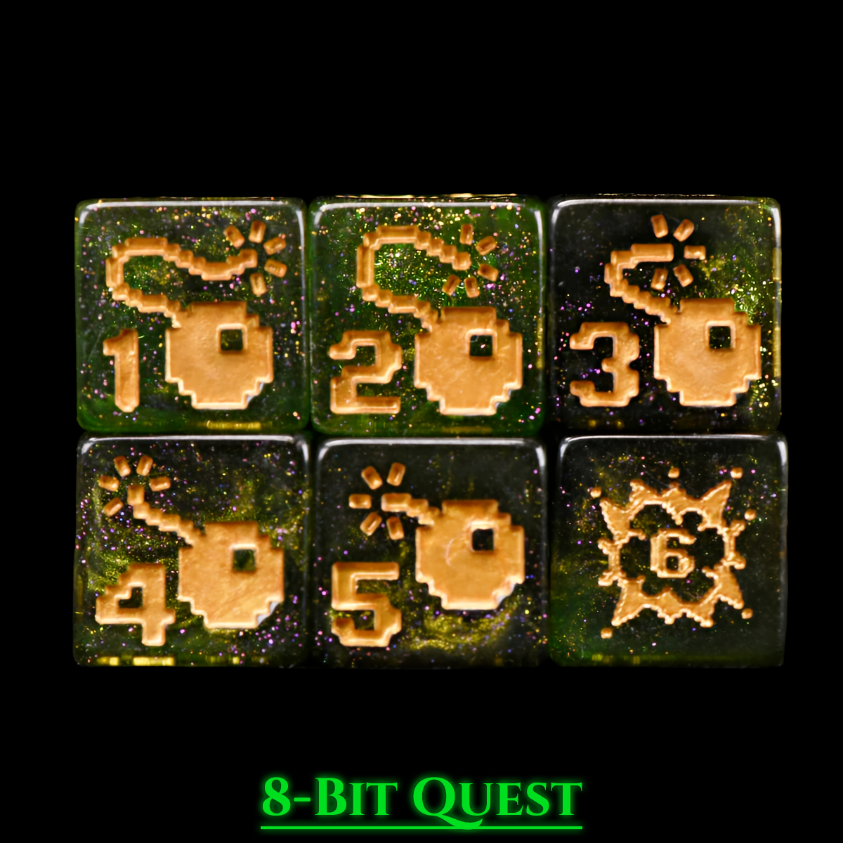 8-Bit Quest Dice Set