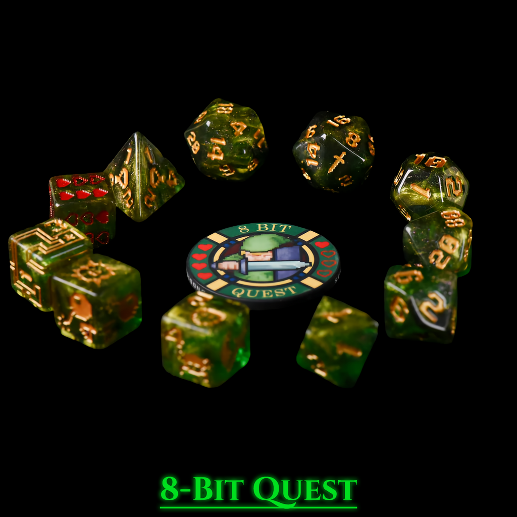 8-Bit Quest Dice Set