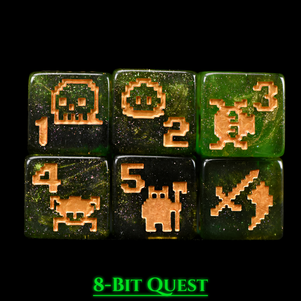 8-Bit Quest Dice Set