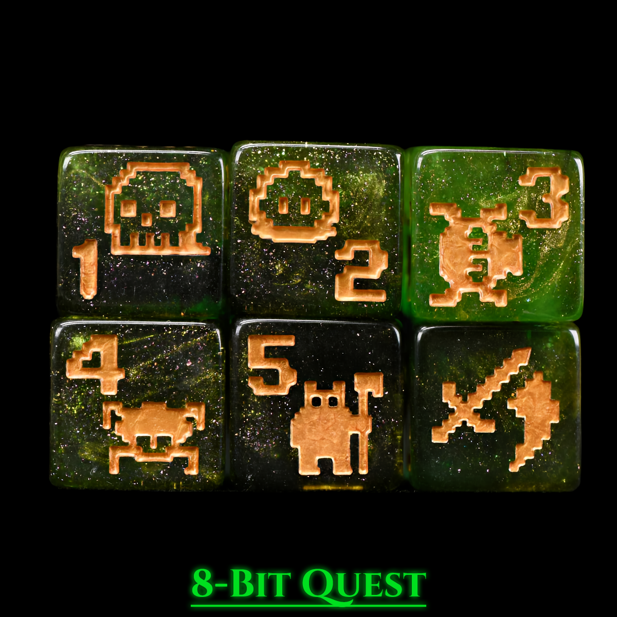 8-Bit Quest Dice Set