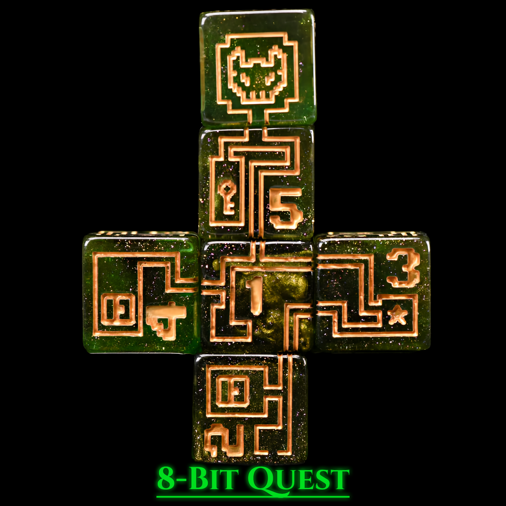 8-Bit Quest Dice Set