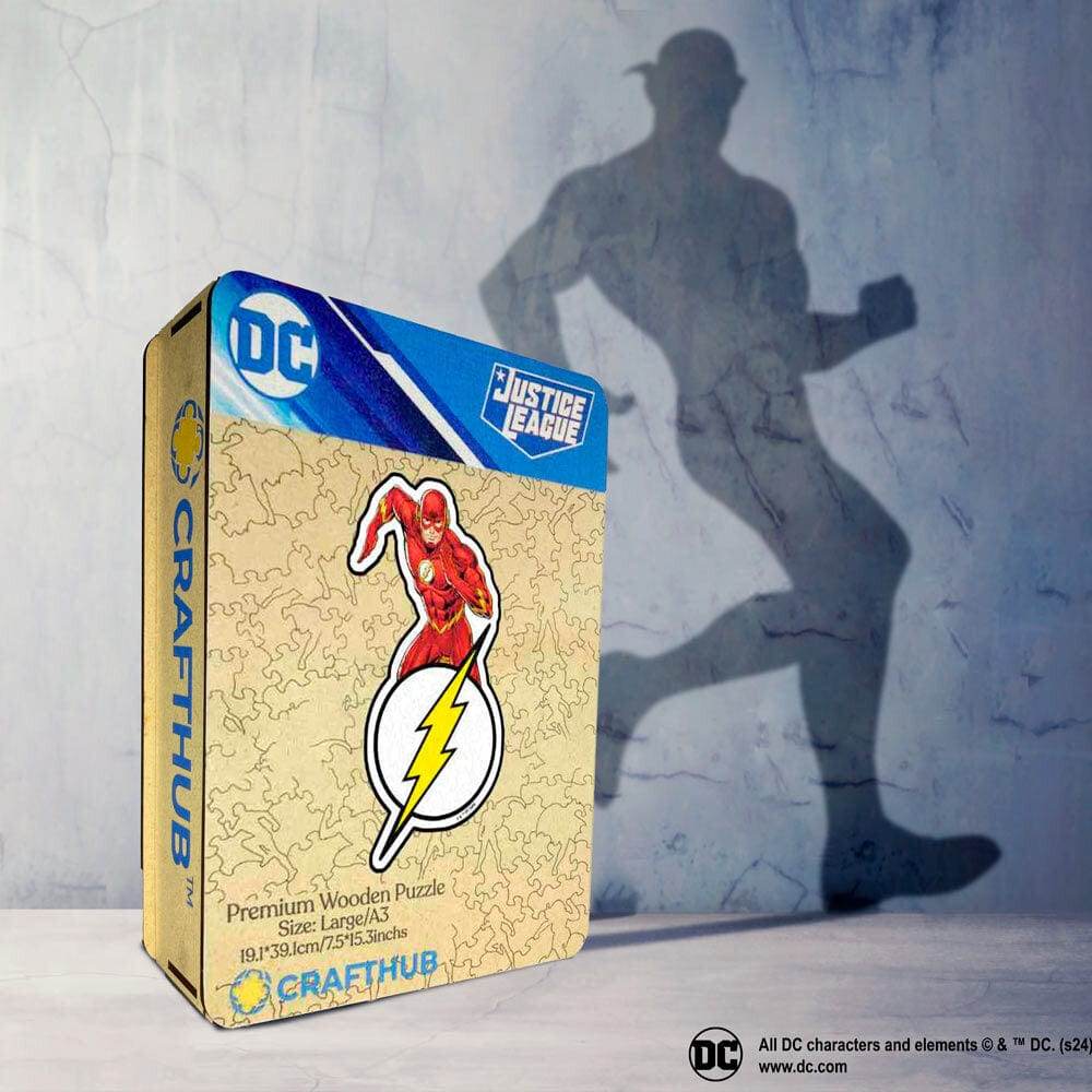 The Flash Wooden Jigsaw Puzzle - A4 + Wooden Gift Box