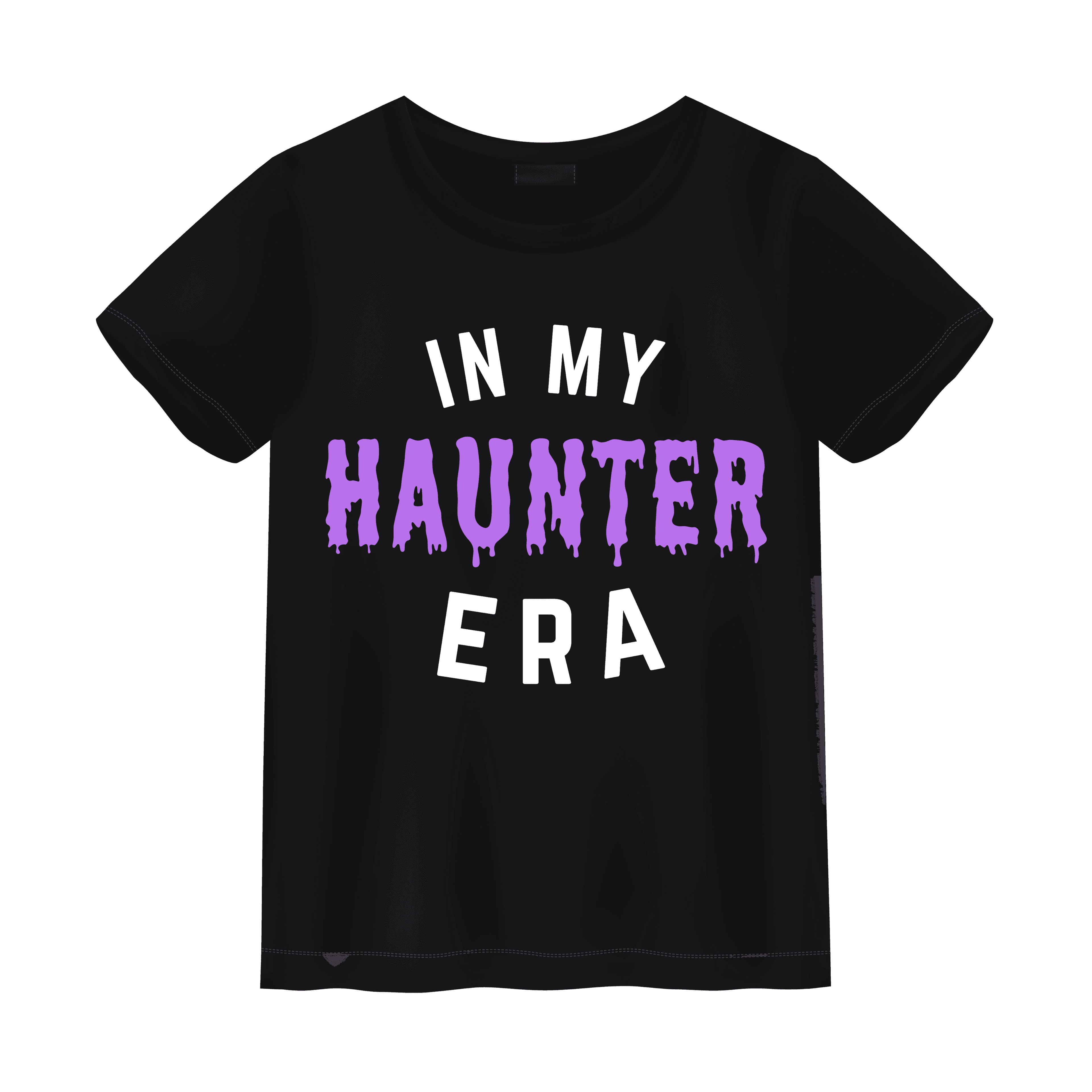 In My Haunter Era Tee (Curved) - Small / Purple