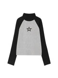 'Vibes' Streetstyle Star Prints Close Fitting Shirts