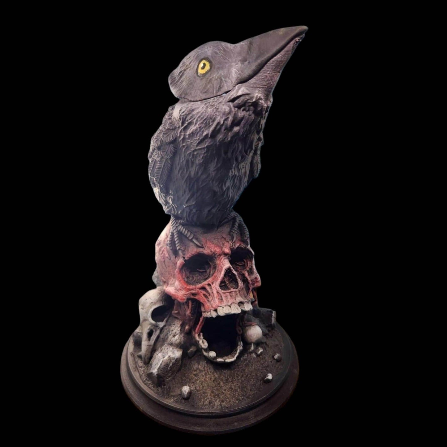 Raven Feast's Dice Tower - Version 1 (posable head)