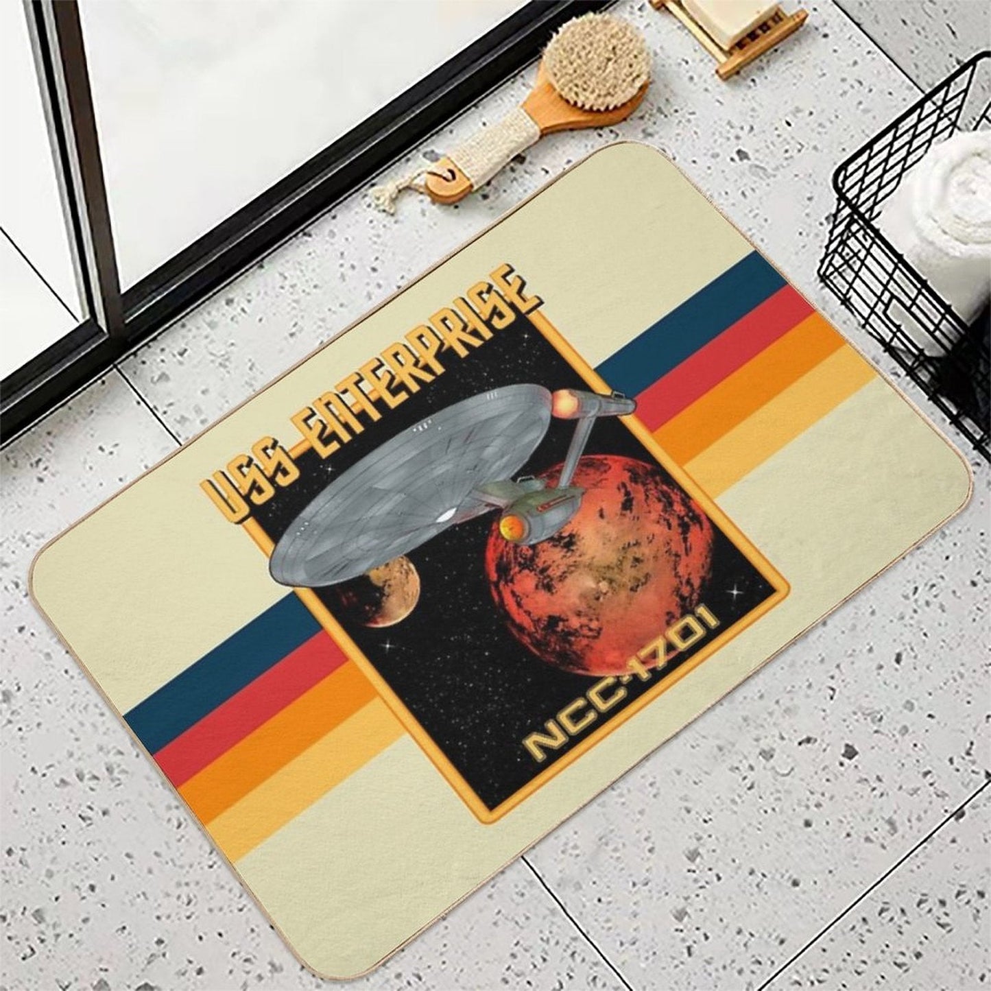 USS Enterprise NCC-1701  Anti-Trip Bath Mat