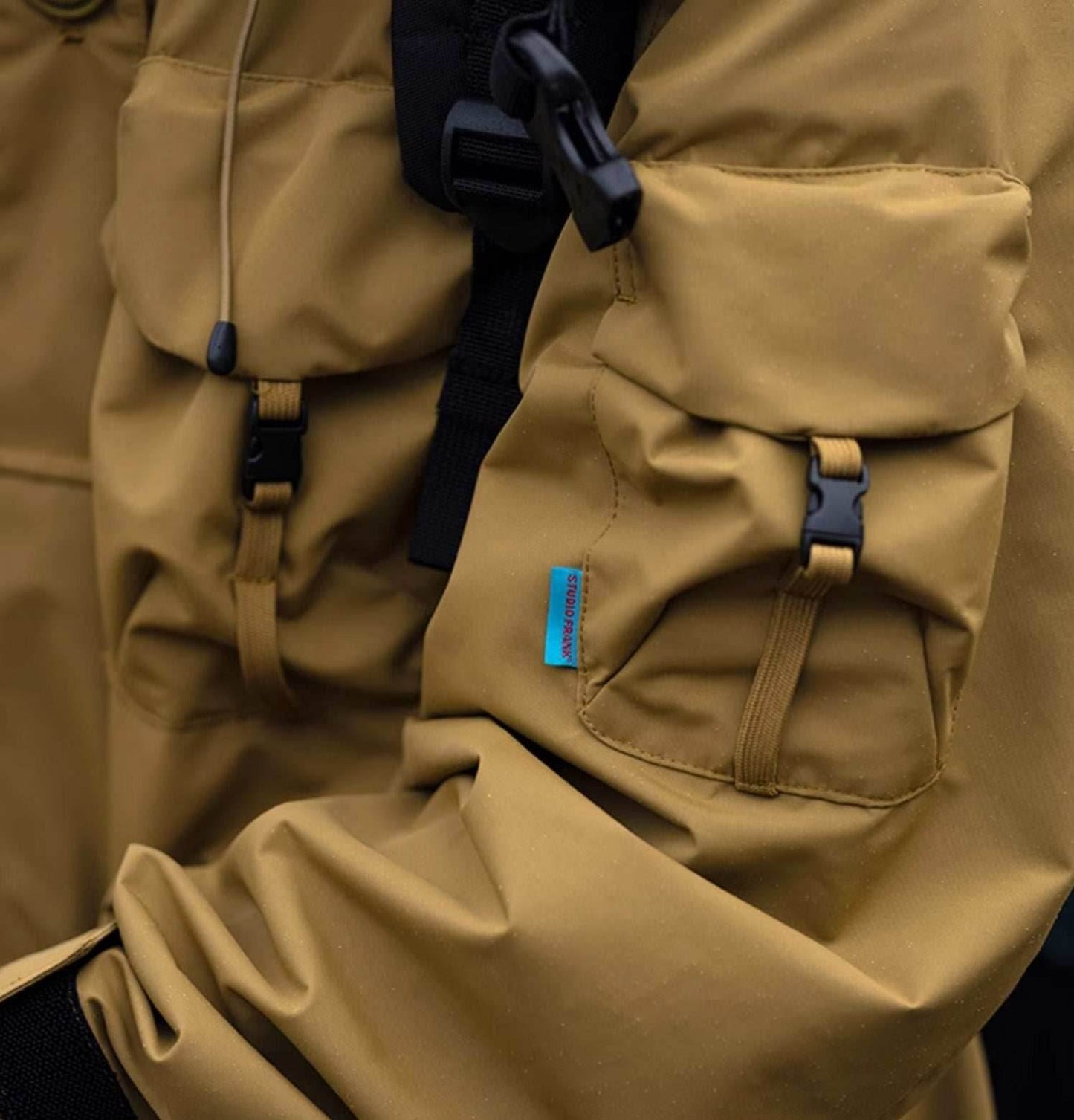 APEJ8 Khaki Tactical Wilderness Jacket - Mustard Yellow / S