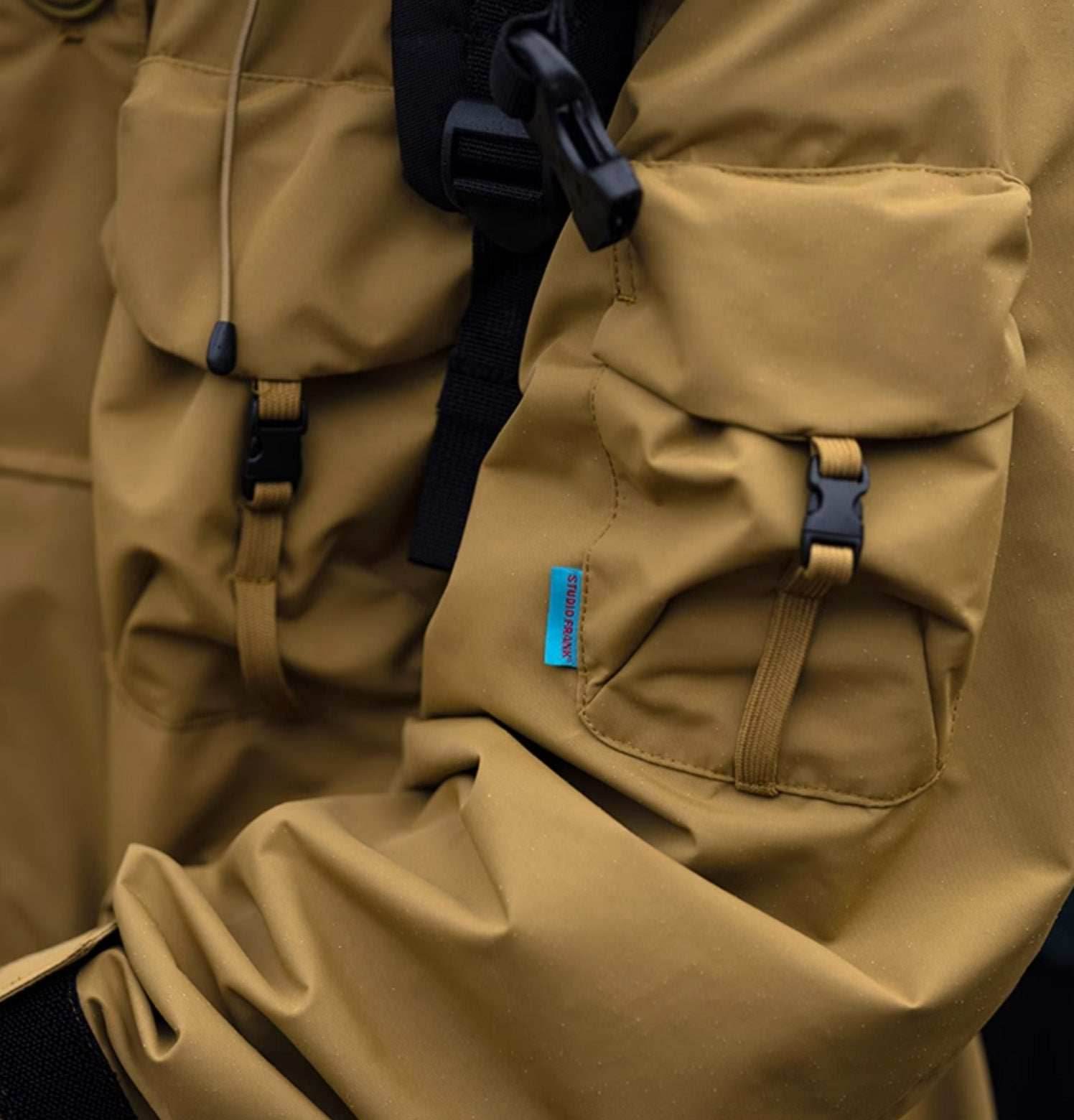 APEJ8 Khaki Tactical Wilderness Jacket - Mustard Yellow / S