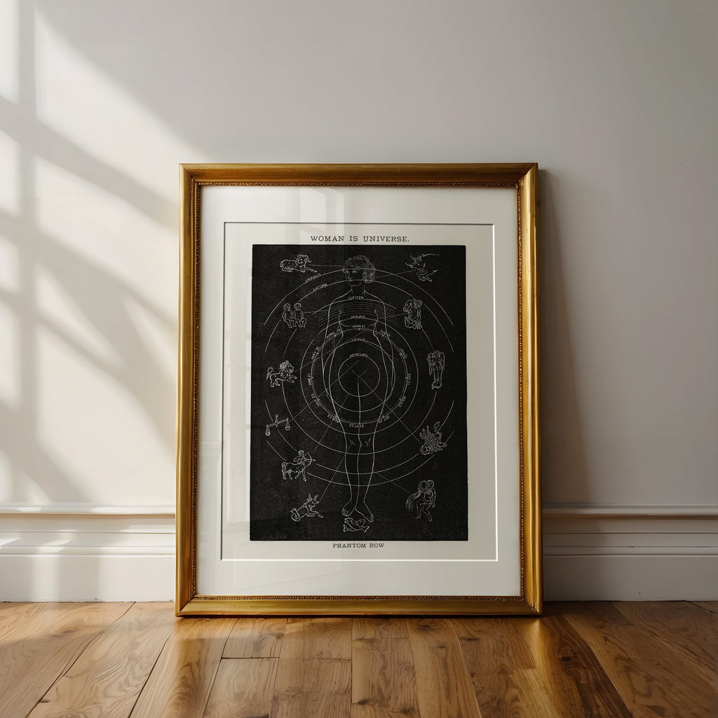 “Woman is Universe” Astrology Art Print