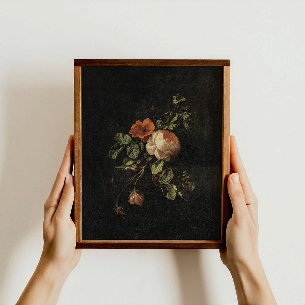 “Still Life with Roses” Dutch Floral Art Print