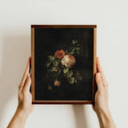 “Still Life with Roses” Dutch Floral Art Print