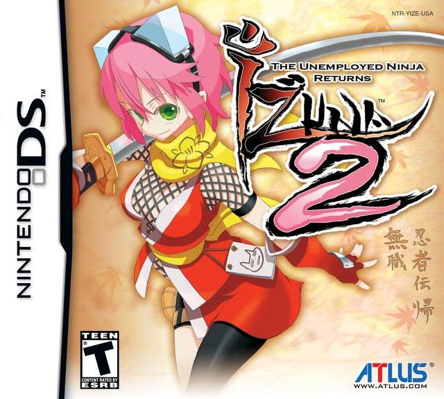 Izuna 2: The Unemployed Ninja Returns (Nintendo DS) - Game Manual Only