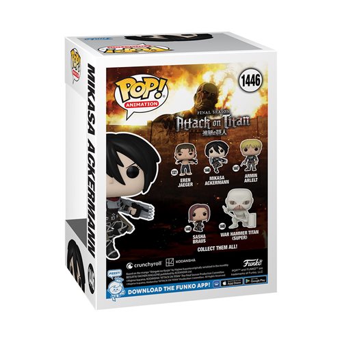 Attack on Titan Mikasa Ackerman Funko Pop! Vinyl Figure #1446