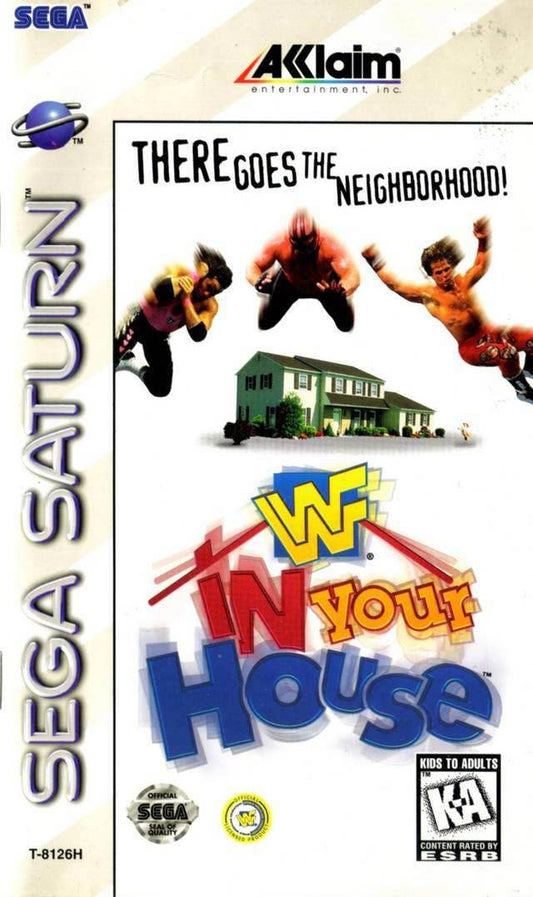 WWF In Your House (Sega Saturn) - Game Manual Only