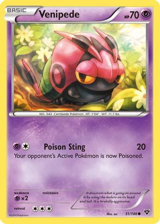 Venipede 051/146 - XY Base Set