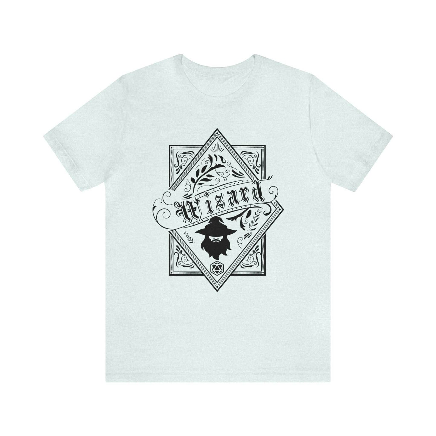 Wizard Class Shirt - Heather Ice Blue / S