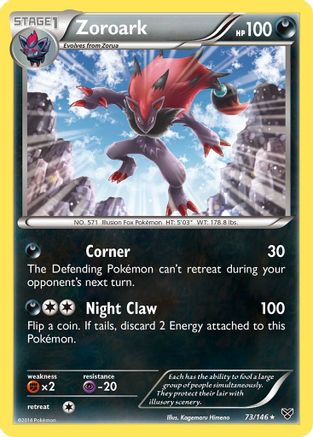 Zoroark 073/146 - XY Base Set Holofoil