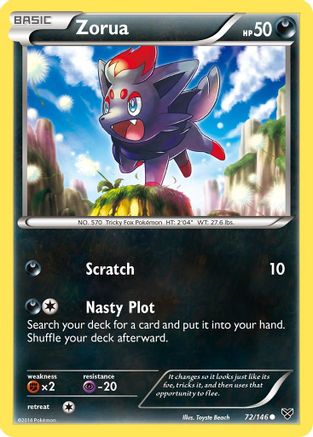 Zorua 072/146 - XY Base Set