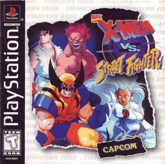 X-Men vs. Street Fighter (Playstation) - Game Manual Only