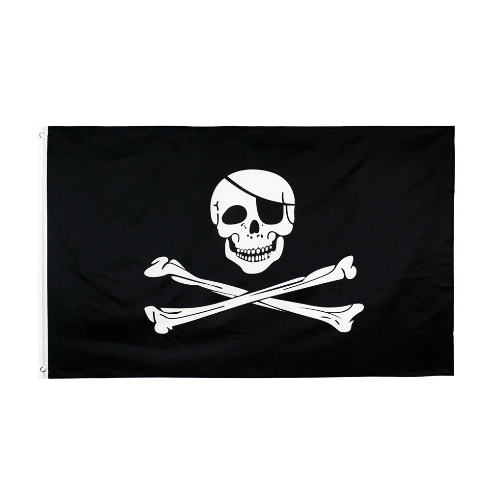 90x150cm 3x5FTS Never Say Die Goonies Pirate Flag Jolly Roger