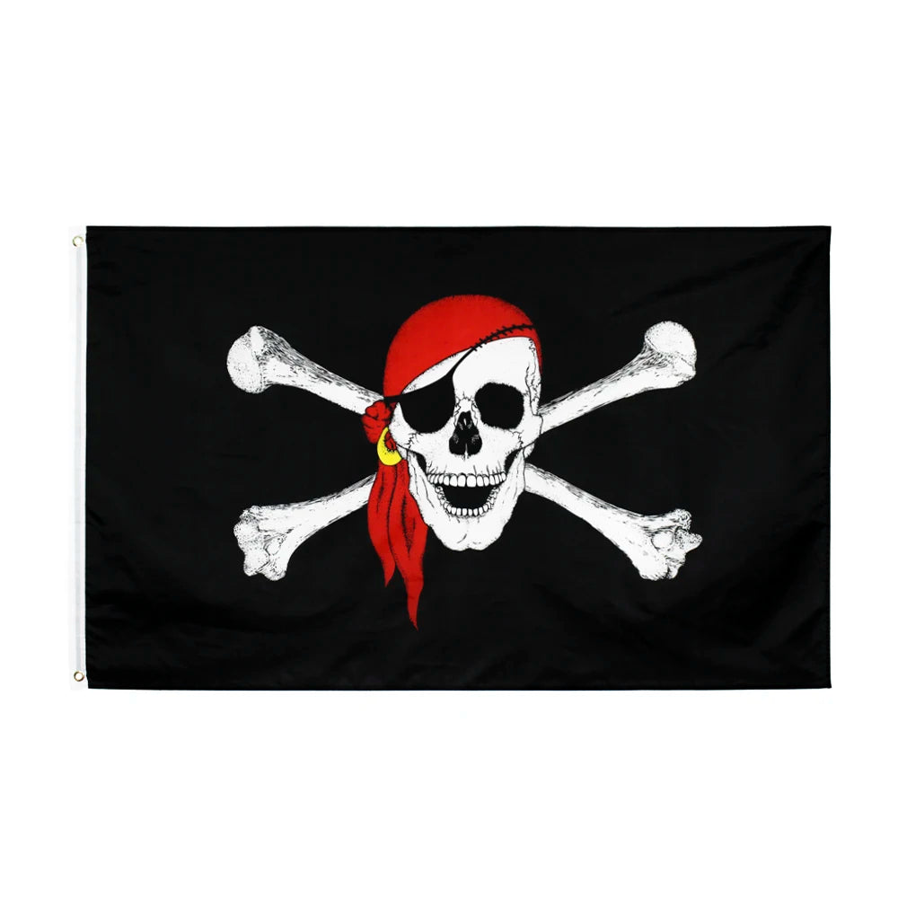 90x150cm 3x5FTS Never Say Die Goonies Pirate Flag Jolly Roger