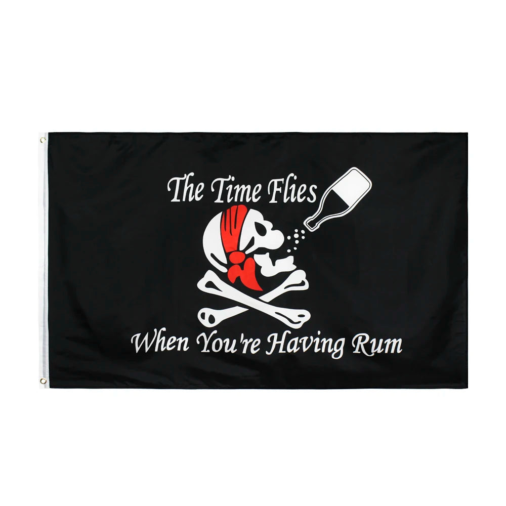 90x150cm 3x5FTS Never Say Die Goonies Pirate Flag Jolly Roger