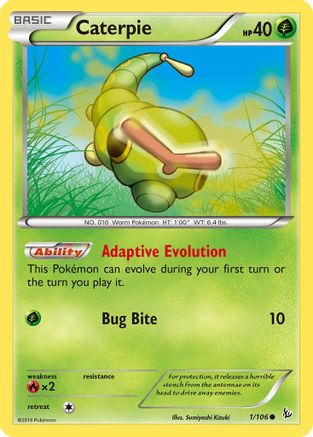 Caterpie 001/106 - XY  Flashfire