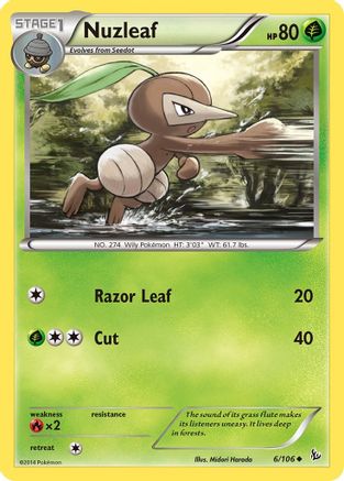Nuzleaf 006/106 - XY  Flashfire