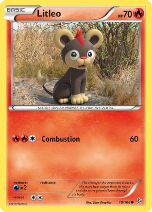 Litleo 018/106 - XY  Flashfire