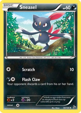 Sneasel 050/106 - XY  Flashfire