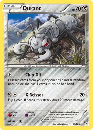 Durant 061/106 - XY  Flashfire