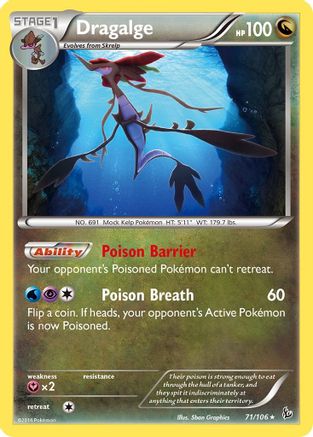 Dragalge 071/106 - XY  Flashfire