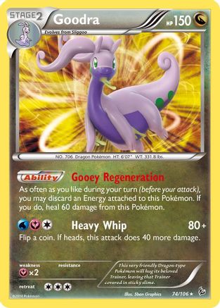 Goodra 074/106 - XY  Flashfire Holofoil