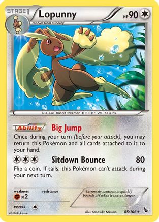 Lopunny 085/106 - XY  Flashfire