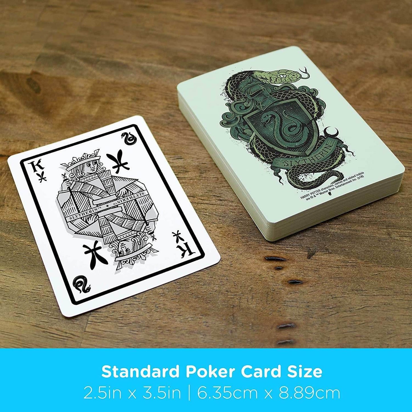 Aquarius Playing Cards: Harry Potter - Slytherin - 