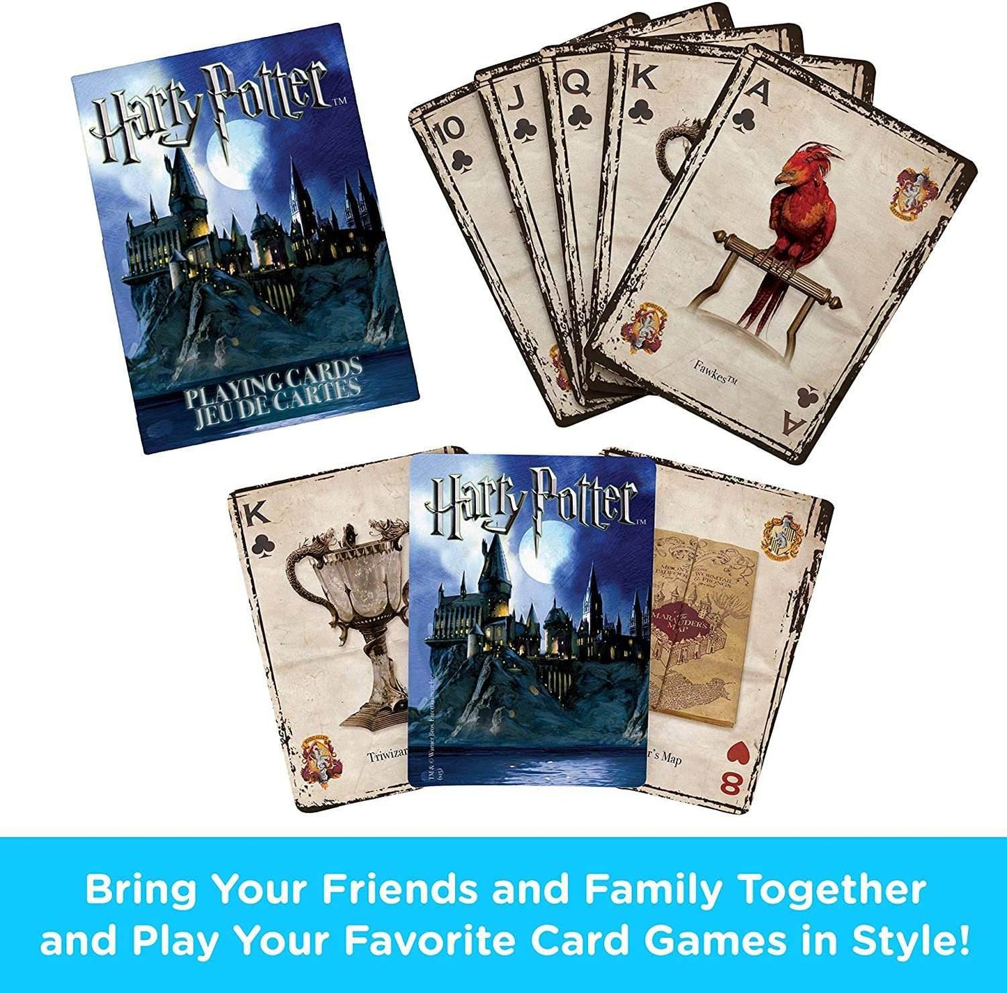 Aquarius Playing Cards: Harry Potter - Symbols - 
