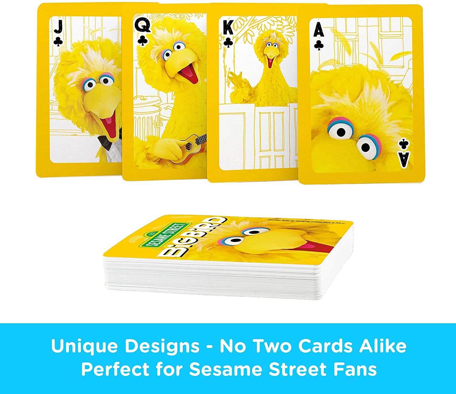Aquarius Playing Cards: Sesame Street - Big Bird - 