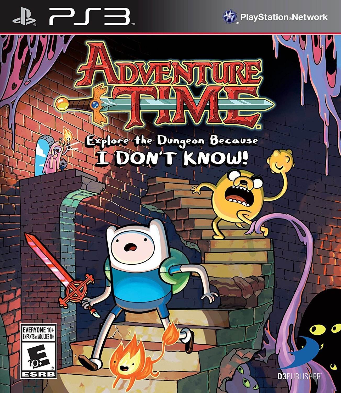 Adventure Time: Explore the Dungeon Because I DON'T KNOW! (Playstation 3) - Game Manual Only