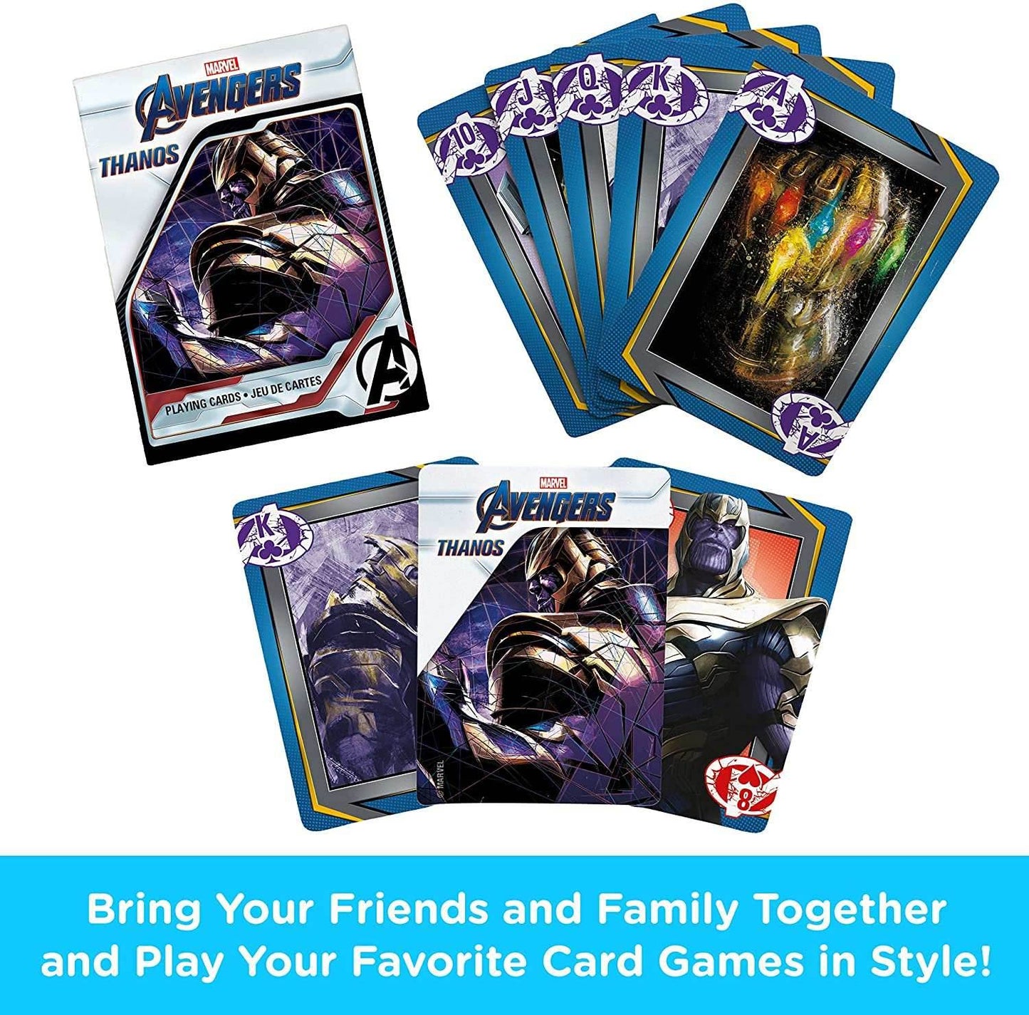 Aquarius Playing Cards: Marvel - Avengers Thanos - 