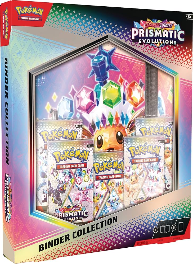 Prismatic Evolution Binder Collection | Pokemon | New