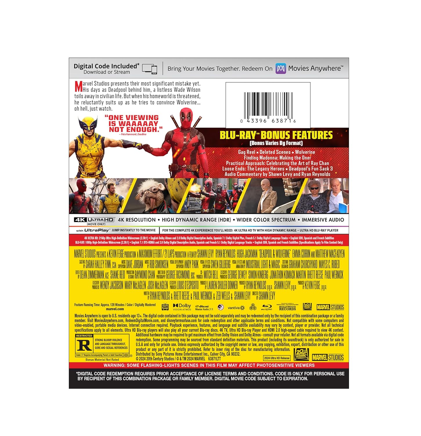 Deadpool & Wolverine [4K UHD]
