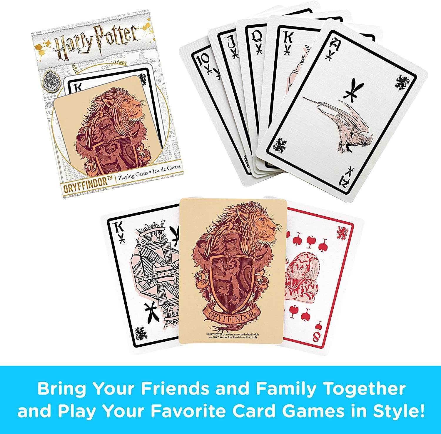 Aquarius Playing Cards: Harry Potter - Gryffindor - 