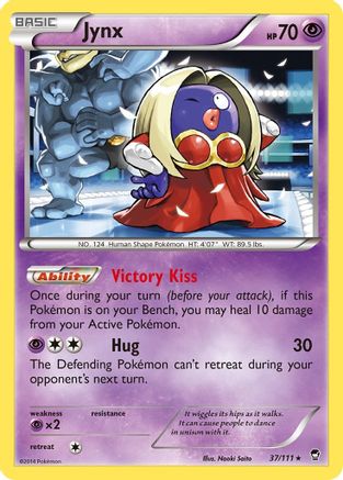 Jynx 037/111 - XY  Furious Fists Reverse Holofoil