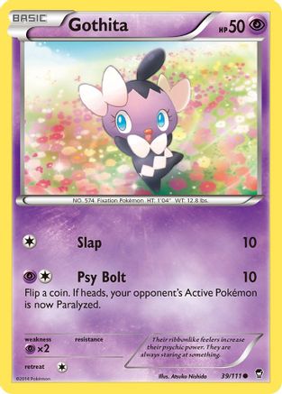 Gothita 039/111 - XY  Furious Fists