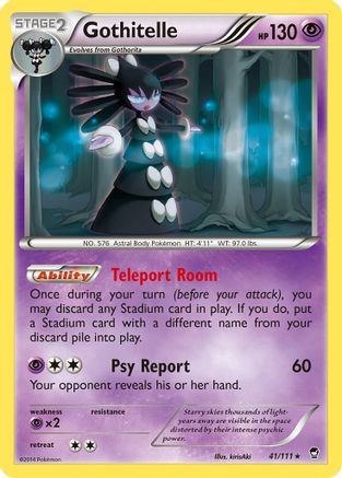 Gothitelle 041/111 - XY  Furious Fists