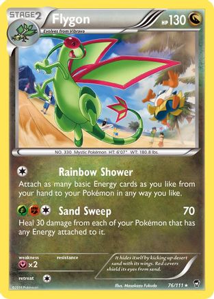 Flygon 076/111 - XY  Furious Fists