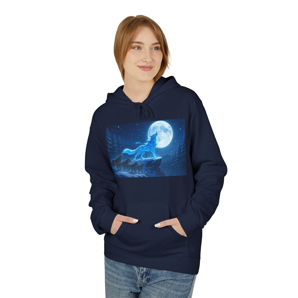 the Blue wolf Spirit hoodie