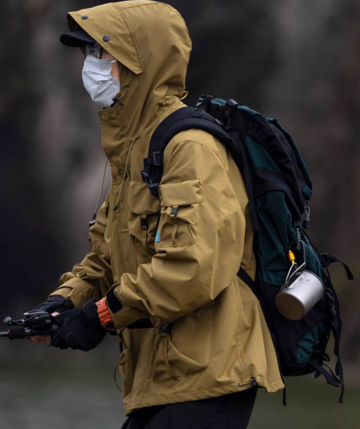 APEJ8 Black Tactical Wilderness Jacket