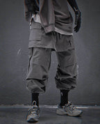 HiP80 Grey Samurai Pants - M